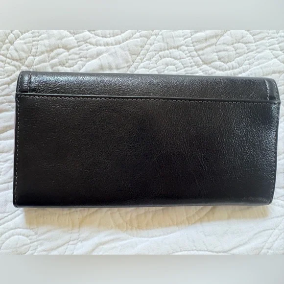 Coach Black Leather Clutch - Picture 2 of 4